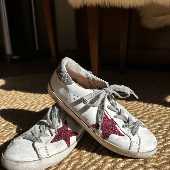 Kids Golden Goose Glitter Star Sneakers